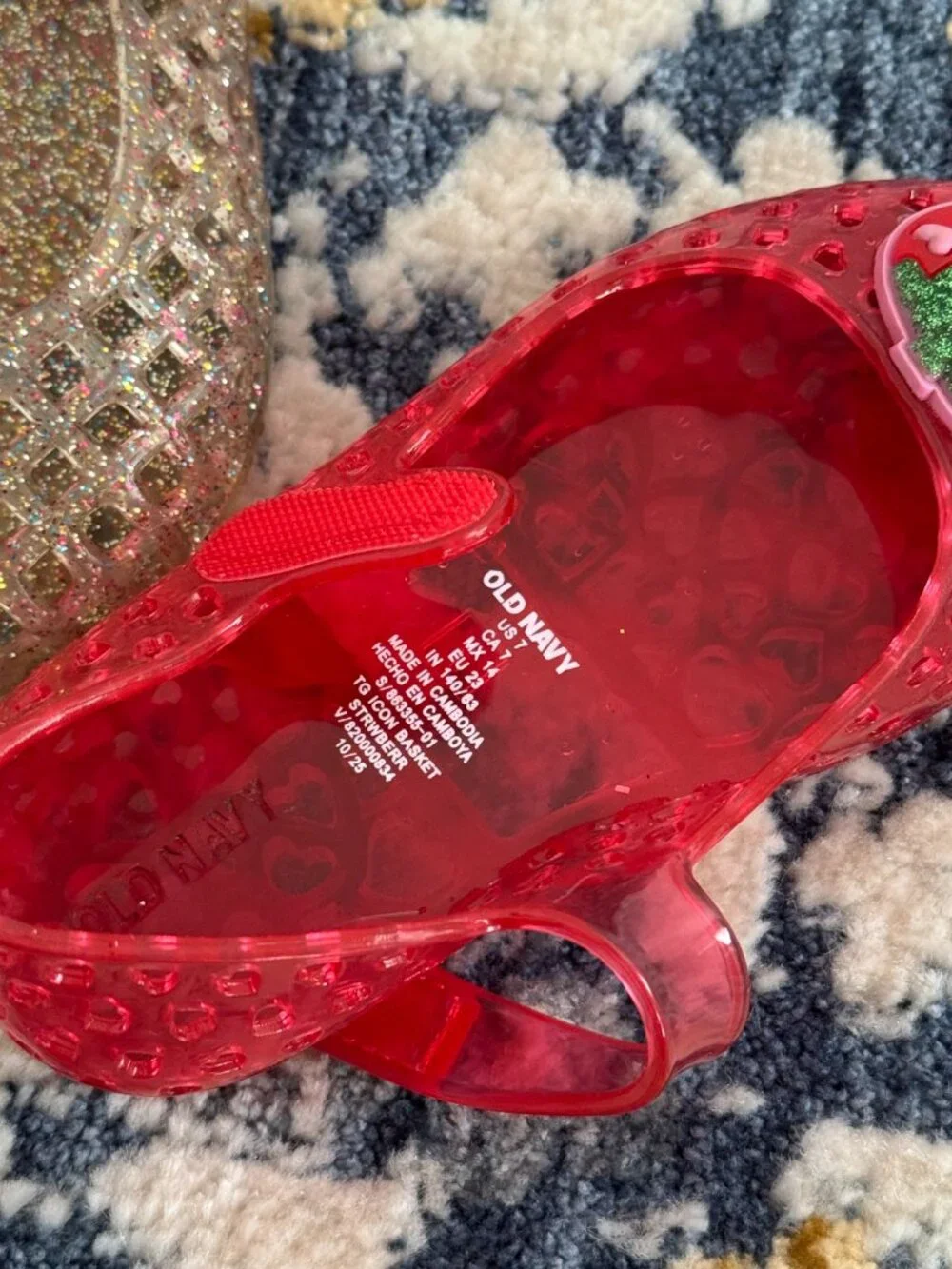 Toddler Jelly Shoes Old Navy Sizes 6 & 7